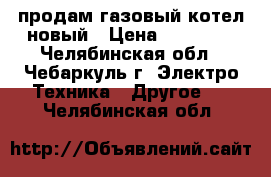 продам газовый котел новый › Цена ­ 10 000 - Челябинская обл., Чебаркуль г. Электро-Техника » Другое   . Челябинская обл.